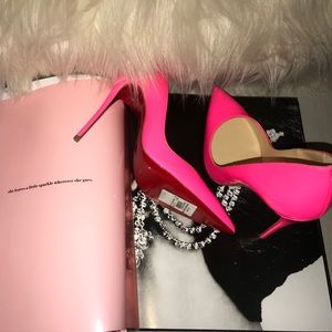 - Christian Louboutin “So Kate” neon pink